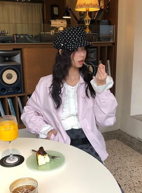 韩系黑色波点贝雷帽女新款秋冬显脸小百搭大头围八角帽百搭画家帽