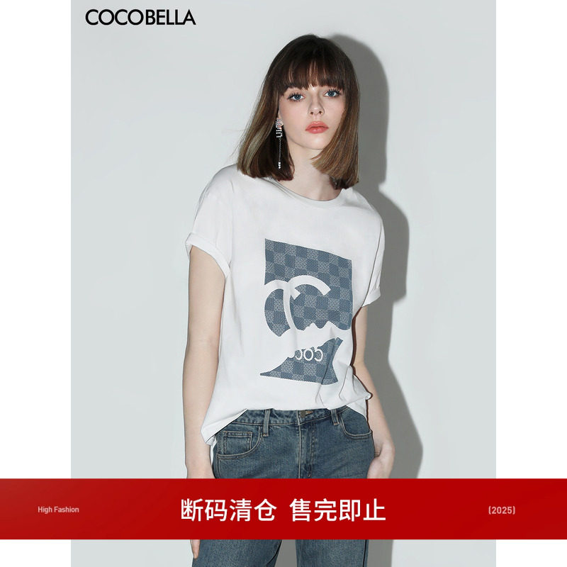 COCOBELLA时尚印花短袖T恤