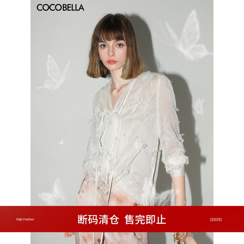 COCOBELLA仙女飘带衬衫
