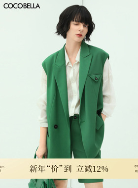 [断码清仓]COCOBELLA简约时尚百慕大短裤气质通勤OL西装短裤SO504