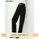 COCOBELLA气质干练高腰西装 NPA12 休闲裤 裤 女春夏气质通勤OL烟管裤