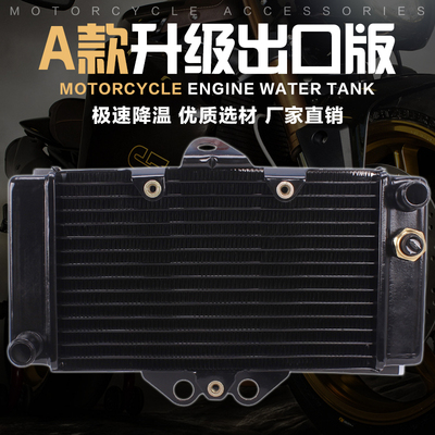 摩托车适用本田VTR250 水箱总成 水冷散热器 发动机散热器 水冷器