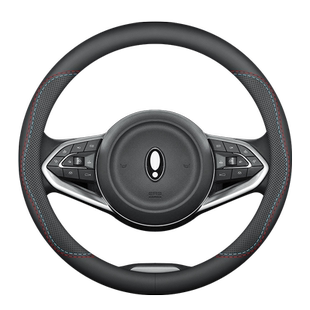 适用于长城欧拉黑猫方向盘套白猫好猫R1R2IQ超薄真皮四季通用