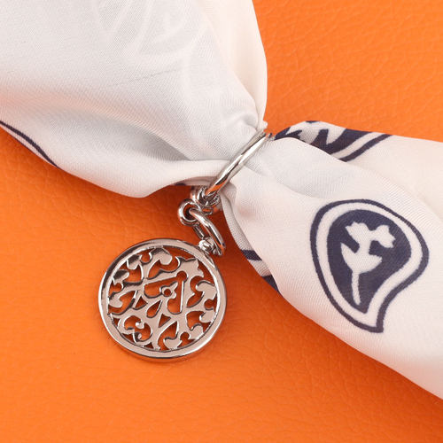 银色高级感Twilly丝巾扣飞马披风骏马高档两用固定配饰方巾马衔扣