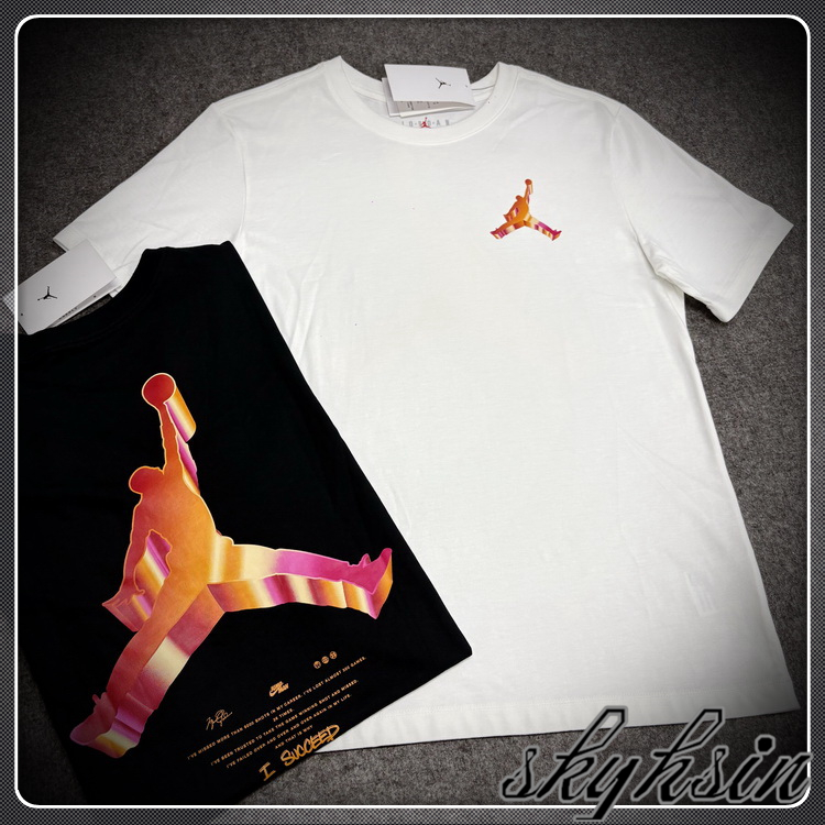 JORDAN短袖 Jumpman MJ飞人乔丹签名立体LOGO篮球训练t恤 DH8967