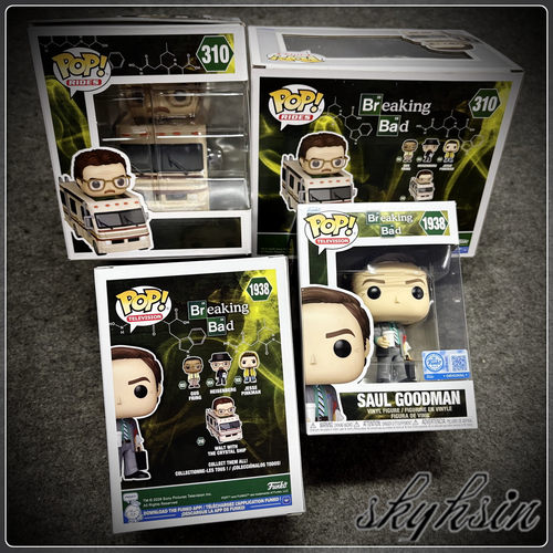 Funko Pop Breaking Bad 绝命毒师沃尔特房车/风骚律师古德曼手办