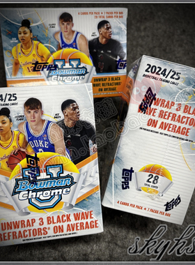 24-25 Topps Bowman University Chrome大学系列球星卡盒 弗拉格