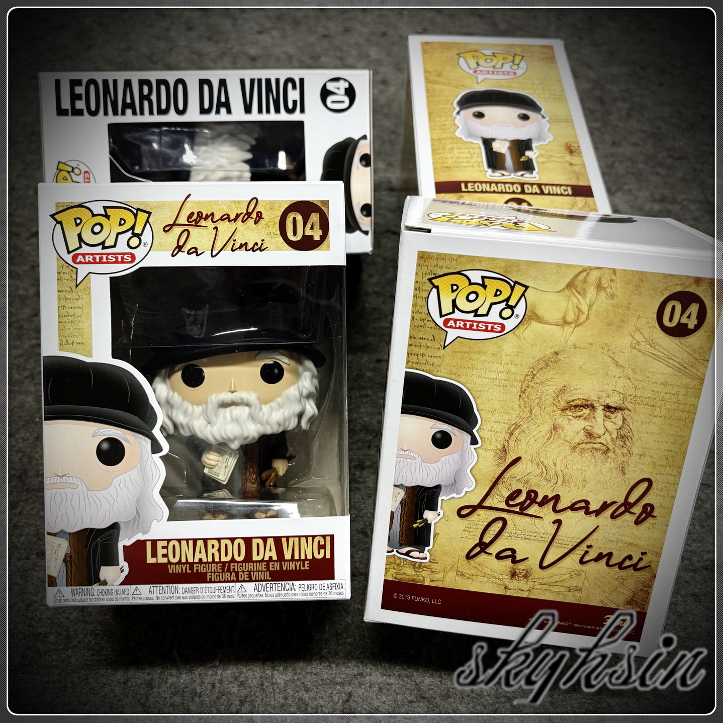 Funko Pop 丰高 Da Vinci 意大利科学家/画家列奥纳多达芬奇手办