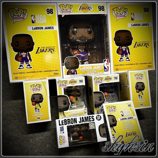 Funko POP LBJ 勒布朗詹姆斯湖人队公仔人偶 4寸/10寸潮玩手办
