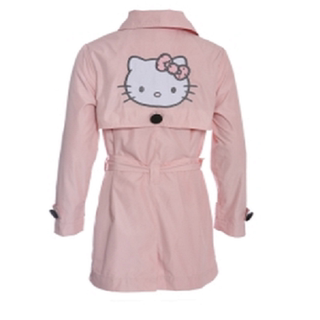 新款HELLO KITTY儿童卡通风衣外套