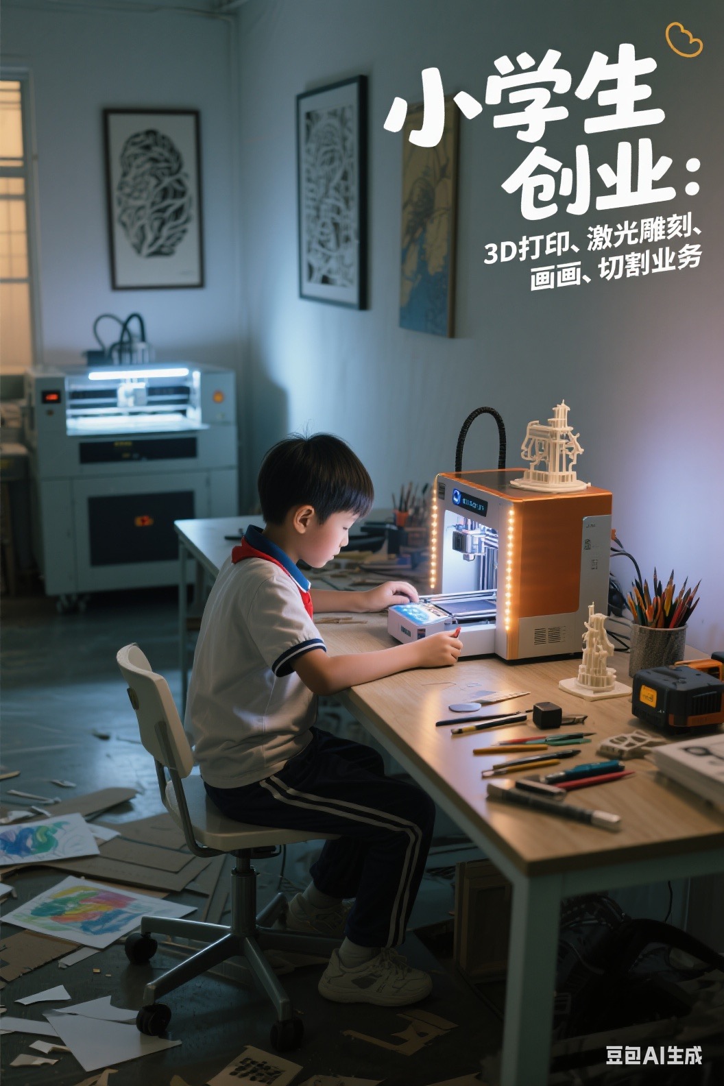 3D打印代加工定制模型服务金属三d打印建模尼龙白色树脂打样人偶