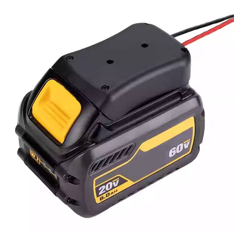 适用得伟Dewalt 54V/60V锂电池 DIY取电转换器 带正负线输出改装