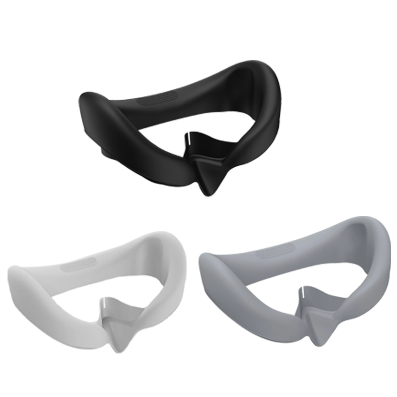 适用Pico4硅胶面罩配件替换保护套Pico4pro VR眼镜防漏光泡棉面罩