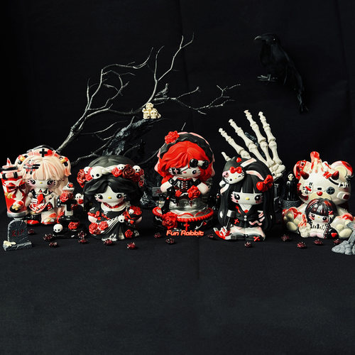 暗黑系kt石膏娃娃白胚diy涂色