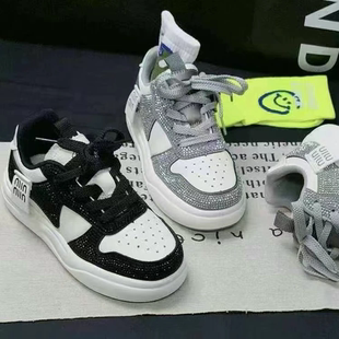 No退换38211 底板鞋 直播内长20.5 23厘米男女童烫钻百搭贴片EVA鞋