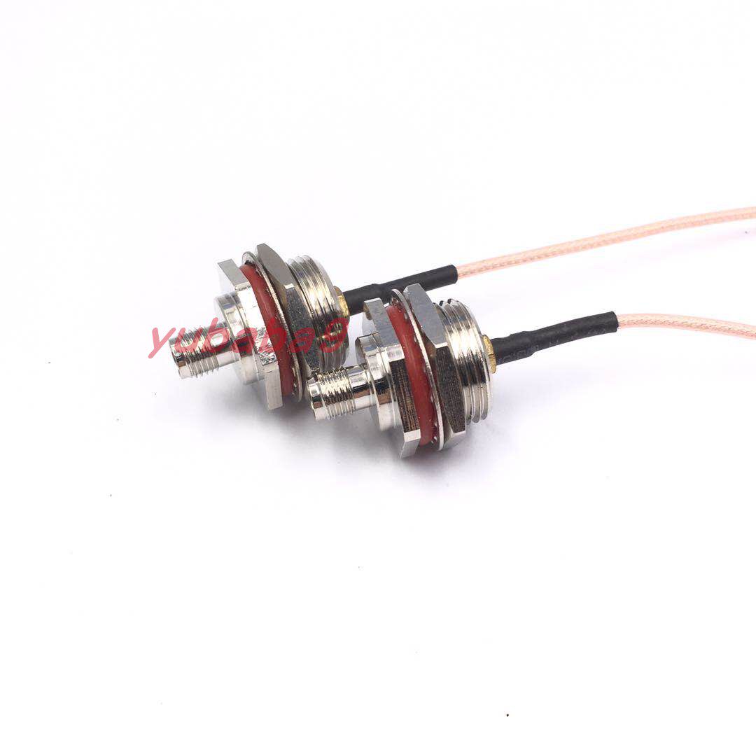 网桥无线AP防水盒射频线适用M16*1.0 IPX转SMA防水固定同轴屏蔽线