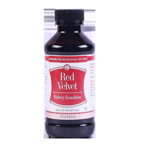现货美国Lorann Red Velvet红丝绒蛋糕液面包精华香精红曲粉雪糕