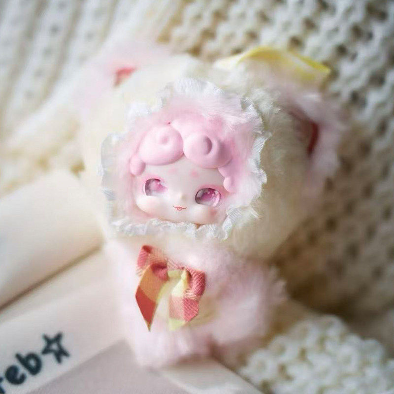 晚安小兔贴贴萌友mini毛绒盲盒