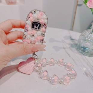 适合本田xrv钥匙套女全包折叠汽车钥匙保护套壳凌派飞度缤智可爱