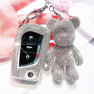 适合丰田卡罗拉钥匙套女可爱 凯美瑞雷凌rv4老款专用折叠车钥匙套