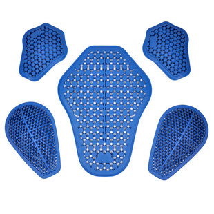 摩托车骑行服裤可拆卸内置护具高分子材料抗冲击5件套增强版硅胶