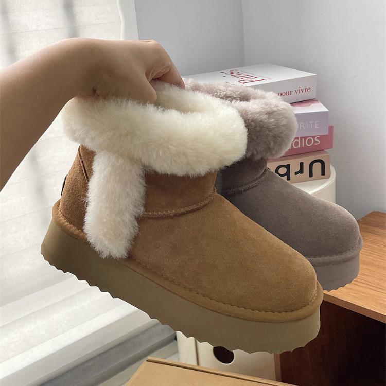 澳洲羊毛一体时尚女鞋EVER秋冬