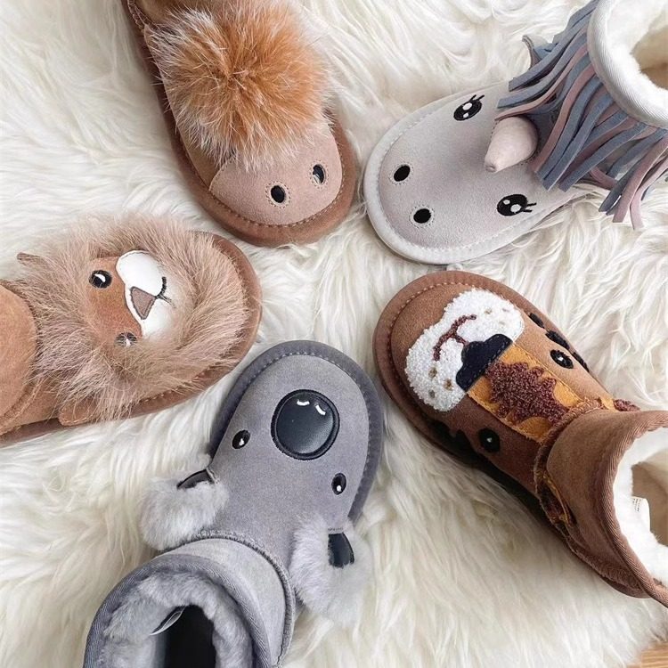 澳洲EVERAU秋冬羊毛靴防泼水防滑保暖动物儿童雪地靴集合,童鞋/婴儿鞋/亲子鞋,雪地靴,淘宝优惠券,粉丝福利购,淘宝优惠卷
