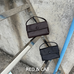 T*R原版皮头层胎牛皮＋胎牛绒遛弯小包手提小手机包sally包老钱风