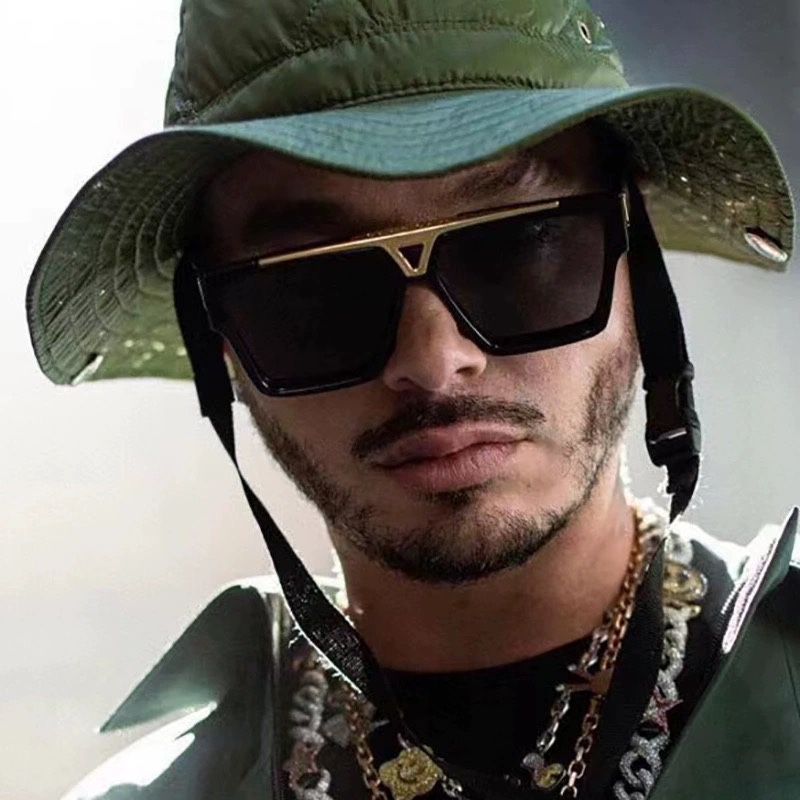 中国说唱巅峰对决2023热狗同款墨镜rapper法老男女太阳镜近视墨镜