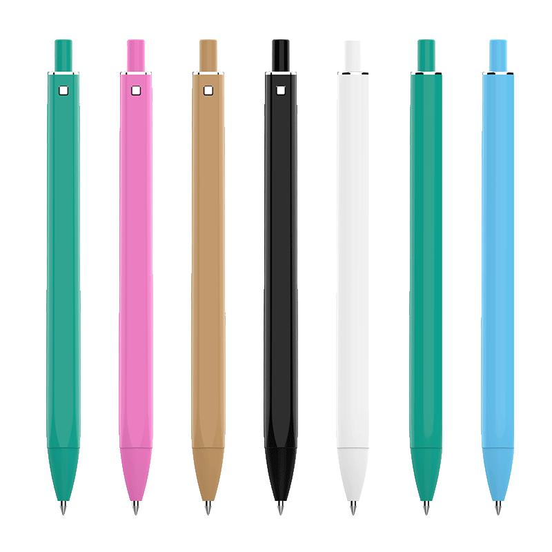 欧文赛斯Skate按动中性笔定制Logo商务水性笔车企小礼品可定做印刷 黑色广告礼品宣传笔高颜值0.38/0.5mm笔芯