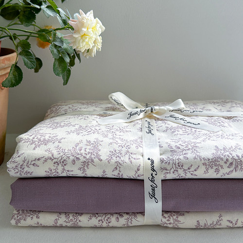 A类双层纱四件套全棉柔软四季款