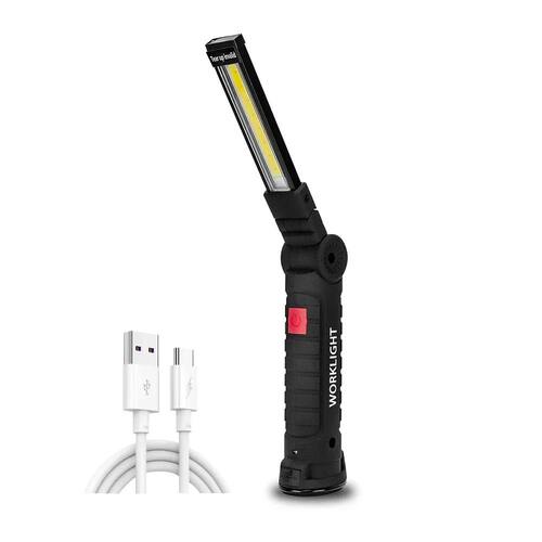 Rechargeable Camping LED Flashlight Work Light with Magnet a
