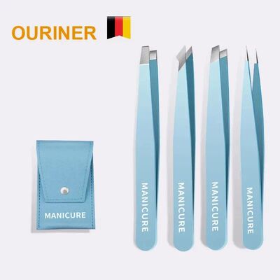 Eyebrow Tweezer Colorful Hair Beauty Fine Hairs Puller Stain