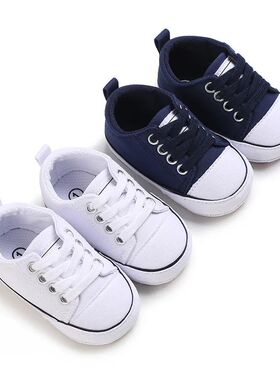 Meckior Baby Sneakers Baby Boys Girls Canvas Shoes Non-slip