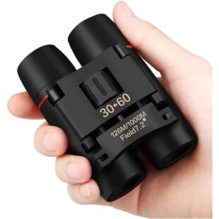 Professional 30x60 Telescope Mini Compact Folding Binoculars