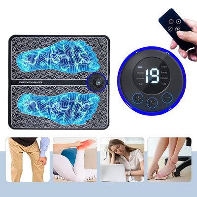 EMS Remote Foot Massager Rechargeable Massage Mat Foot Relax