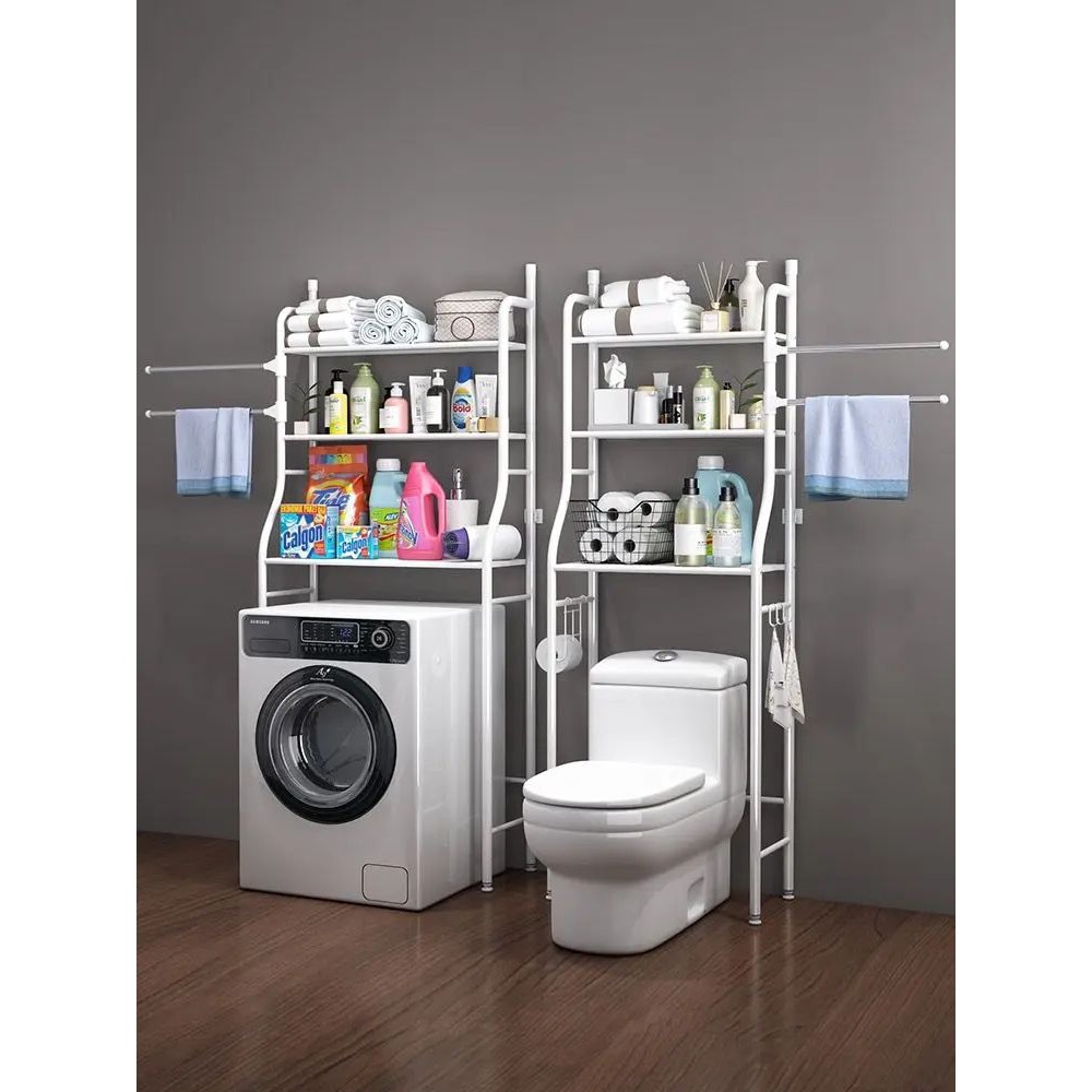 Bathroom Toilet Storage Rack Floor to Floor Toilet Rack Wash