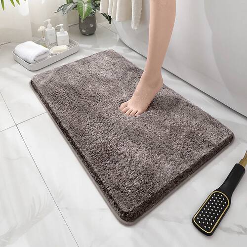 Soft Comfortable Thick Plush Floor Mat,Bathroom Floor Rug,Be
