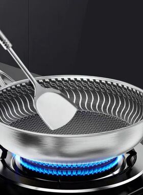 Whole Body Tri-Ply Stainless Steel Frying Pan 316 Stainless