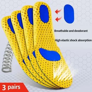 3Pairs Memory Foam Orthopedic Insoles, Feet Shoe Sole Pad Me