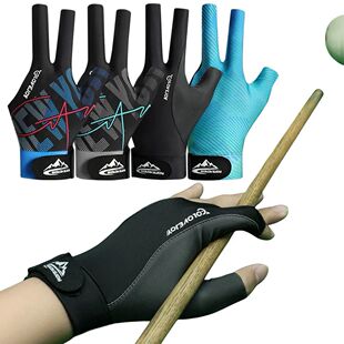 Billiards Glove Left Hand Anti-Slip 3 Finger Snooker Billiar