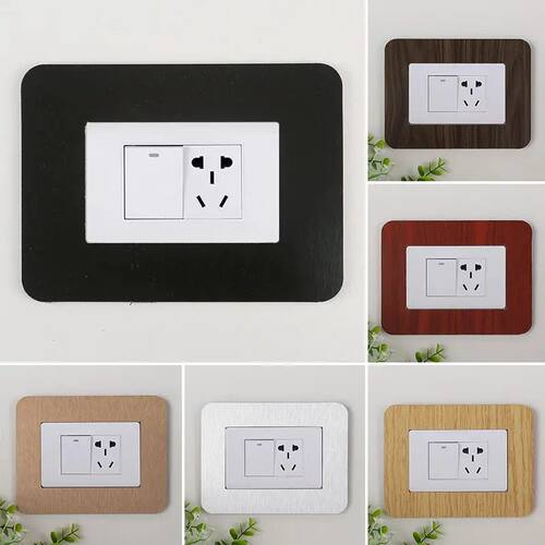 Modern Light Switch Sticker Acrylic Dustproof Switch Outlet