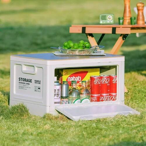 Camping storage box, trunk organizer, camping picnic camping