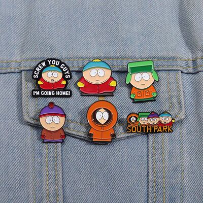 Cartoon Animated Character Enamel Pins Custom Cute Metal Bro