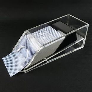 4/6-Deck Acrylic Blackjacks Dealing Shoe Pokers Dealer Playi