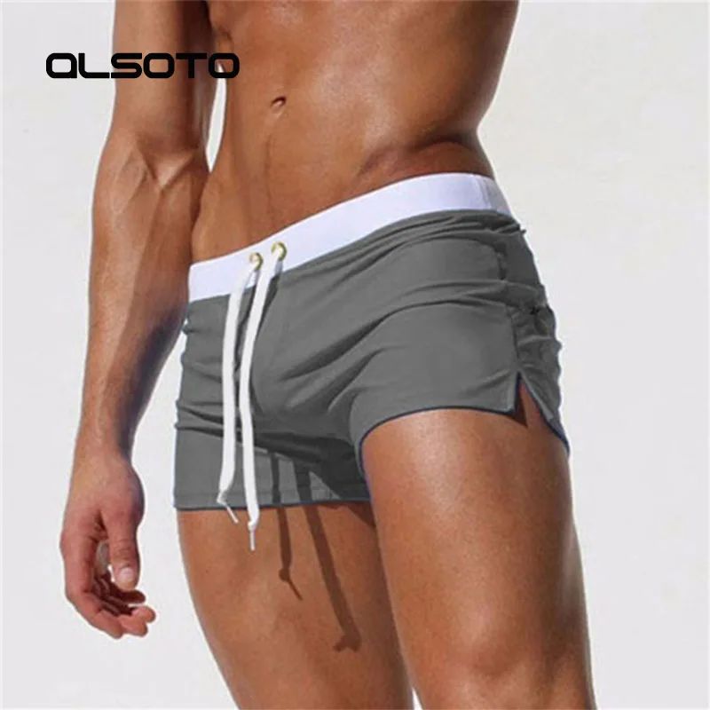 2025 Men Swimwear Sexy swimming trunks sunga swimsuit mens