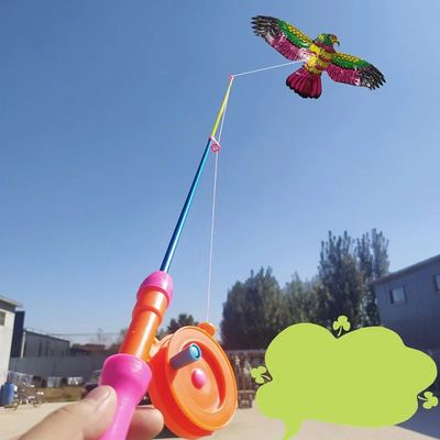 Cartoon Children Kite Mini Plastic Toys Kite + 40m line