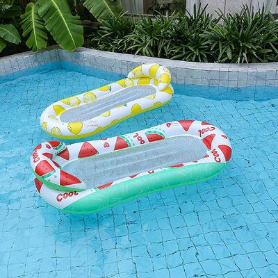 Inflatable Water Hammock Floats Bed Swim Ring Tube