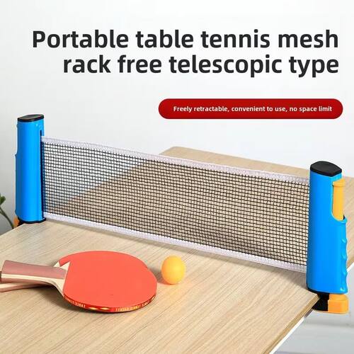 Portable Ping Pong Net Rack Anywhere Retractable Rack Replac