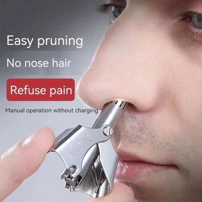 Washable Portable Ear Hair Trimmer Cleaning Without Rusting